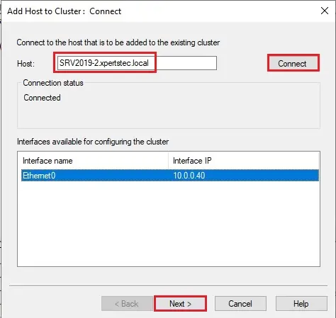 network load balancing connection status