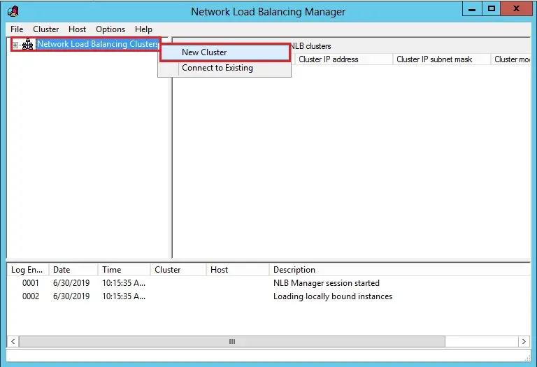 network load balancing manger