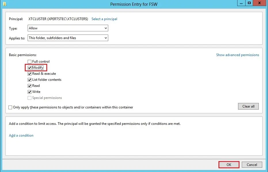 permission entry basic