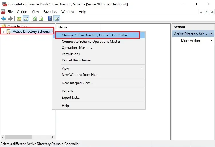 server 2019 console root