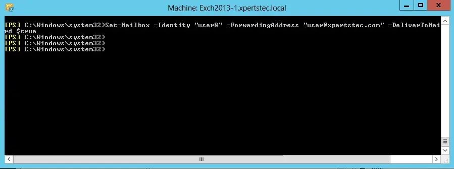 set mailbox powershell command