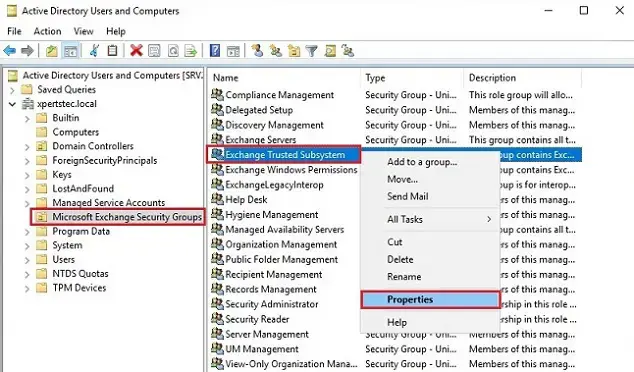 active directory users and computers