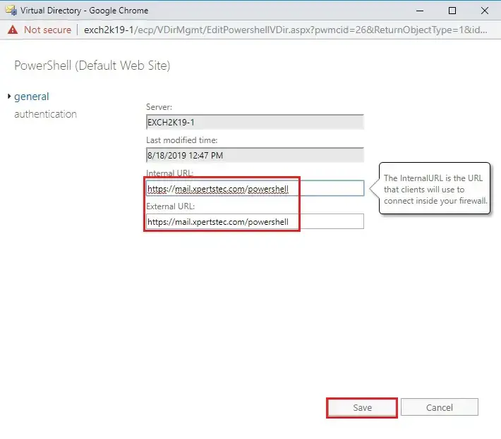 exchange 2019 virtual directory powershell