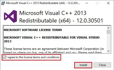 install microsoft visual c++