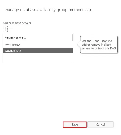 manage database availability group membership servers