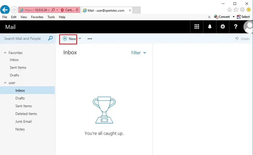 outlook web app exchange 2019