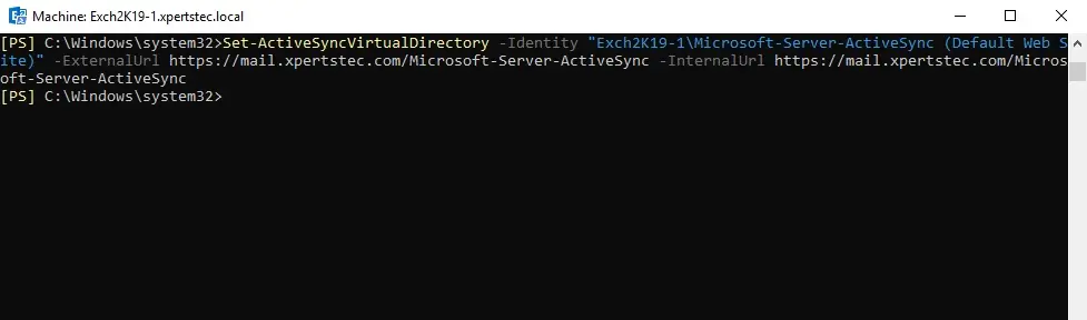 set-activesyncvirtualdirectory command