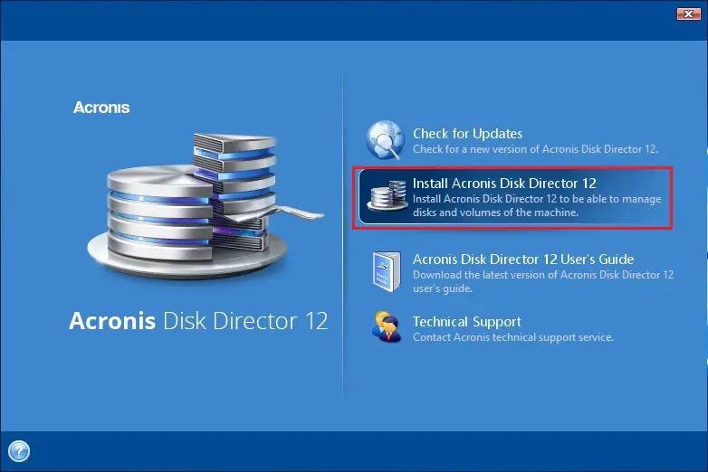 acronis disk director 12