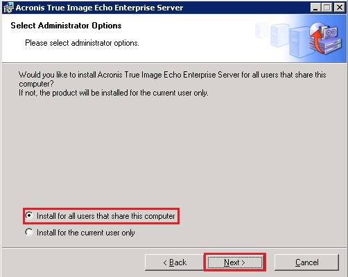 download acronis true image echo enterprise server