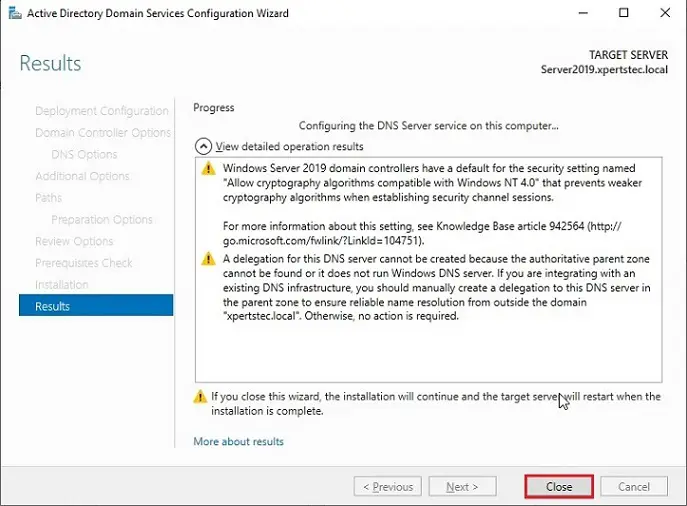 Install Additional Domain Controller, Install Additional Active Directory Domain Controller in Server 2019