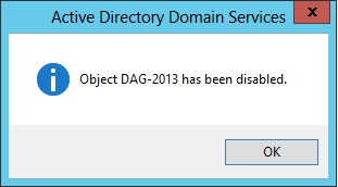 active directory object disabled