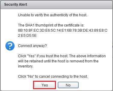 add host security alert