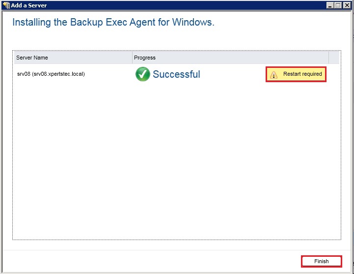 Add vCenter Backup Exec, Add vCenter Servers to the List of Servers in Backup Exec v20.3