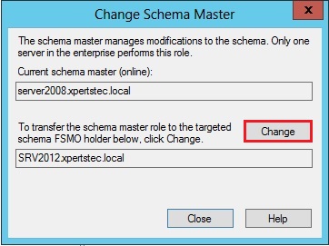 change directory change schema