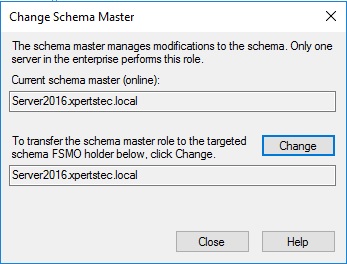 change directory change schema 2016