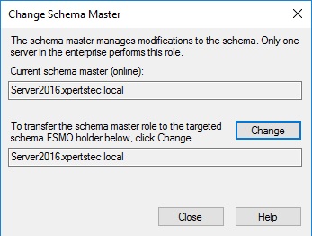 change directory change schema 2016