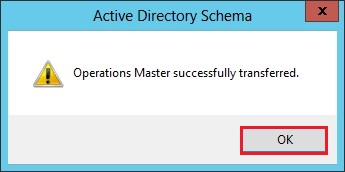 change directory schema master