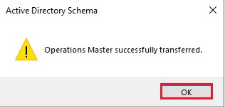 change directory change schema master