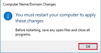 change host name server 2016