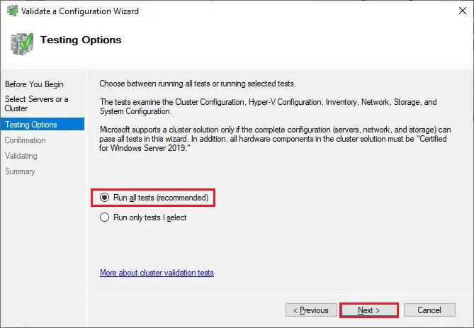 Failover Cluster Server 2019, How to create a Failover Cluster in Windows Server 2019 step by step.