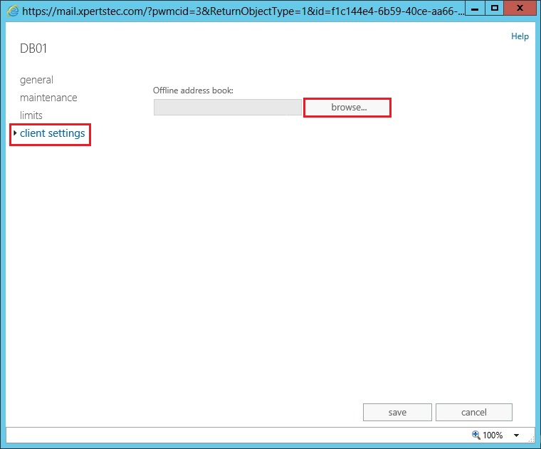 Configure Offline Address Book in Exchange Server 2013 XpertsTec