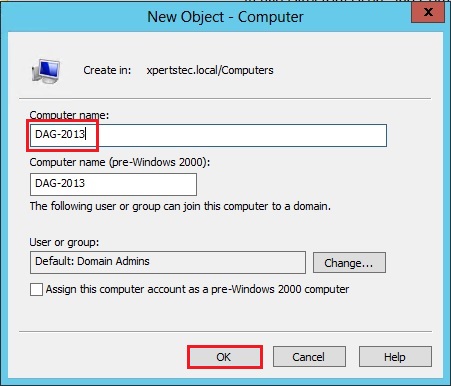 create computer account active directory