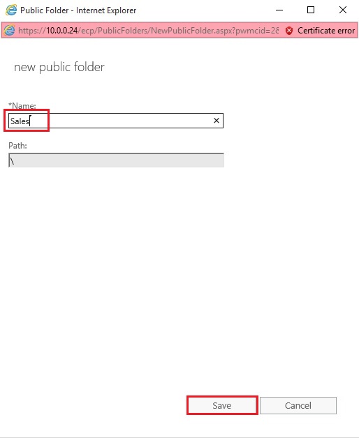 Public Folder Exchange, How to Configure Public Folder Exchange Server 2019