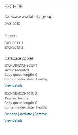 database copies exchange 2013