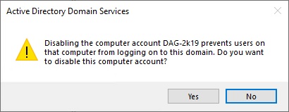 disable computer account active directory 