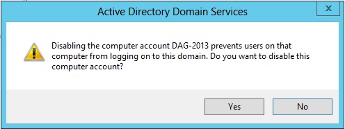disable computer account active directory