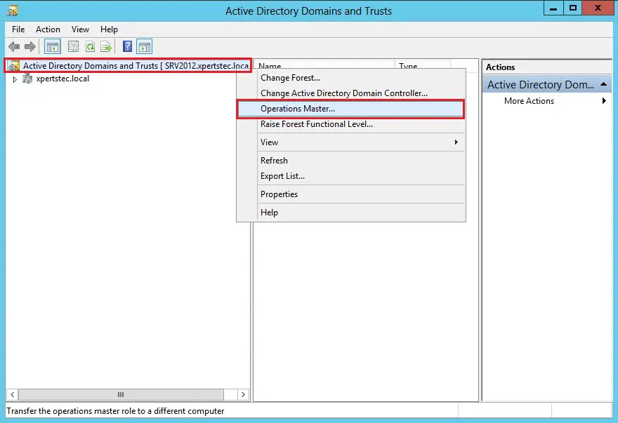 domains and trusts server 2008