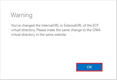 ecp url virtual directory warning