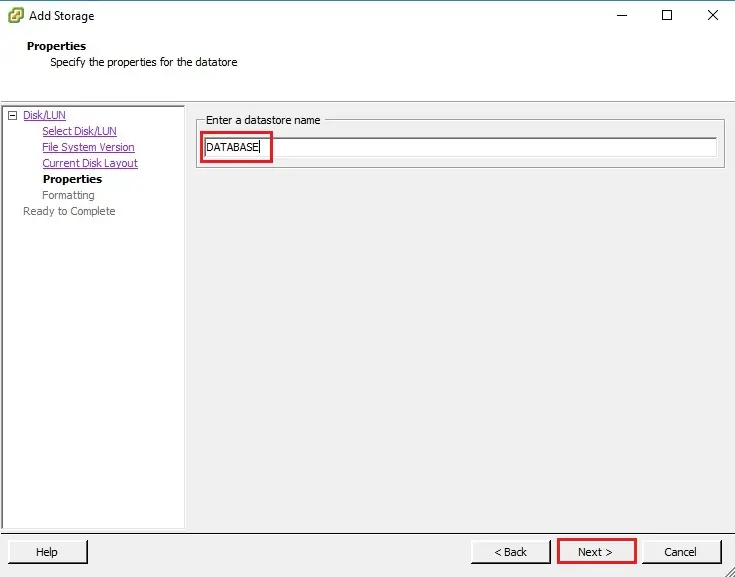 esxi iscsi storage properties