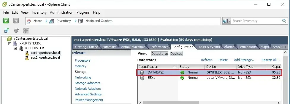 esxi storage