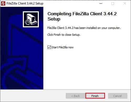 filezilla client installation