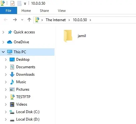 ftp server windows explorer