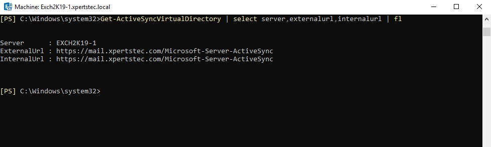 get-ActiveSyncVirtualDirectory command