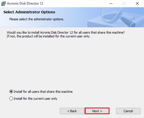 acronis disk director no clone option