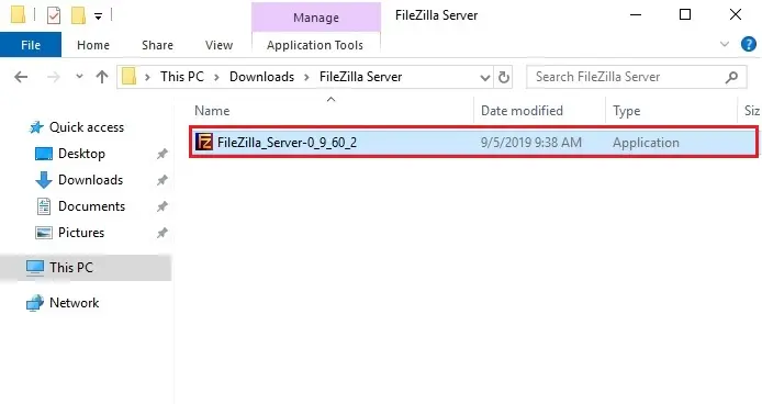 install and configure filezilla ftp server