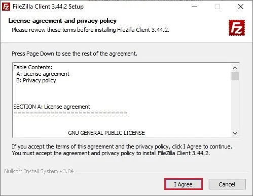 install filezilla client