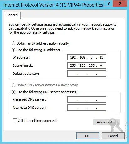 internet protocol ipv4 properties