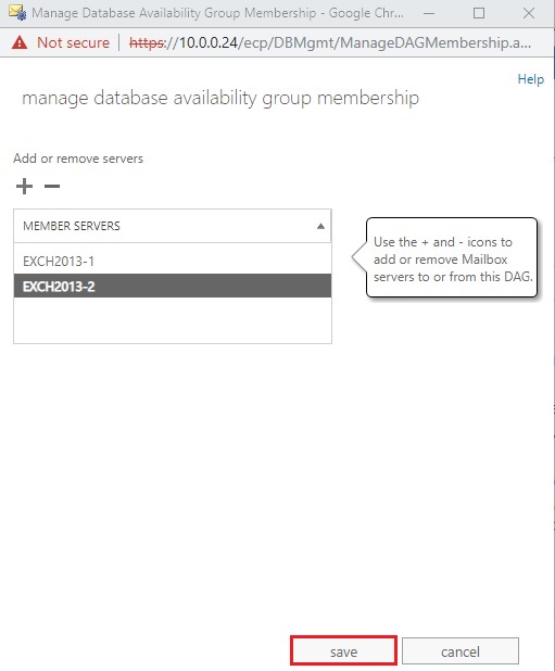 manage database availability group members