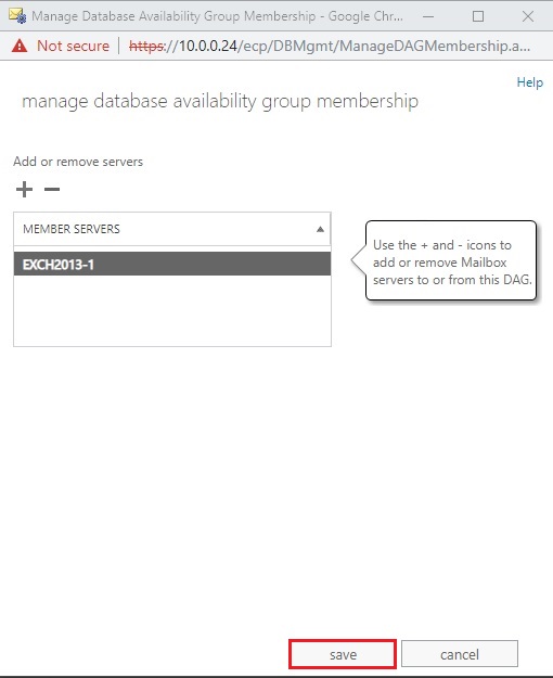 manage database availability group members servers