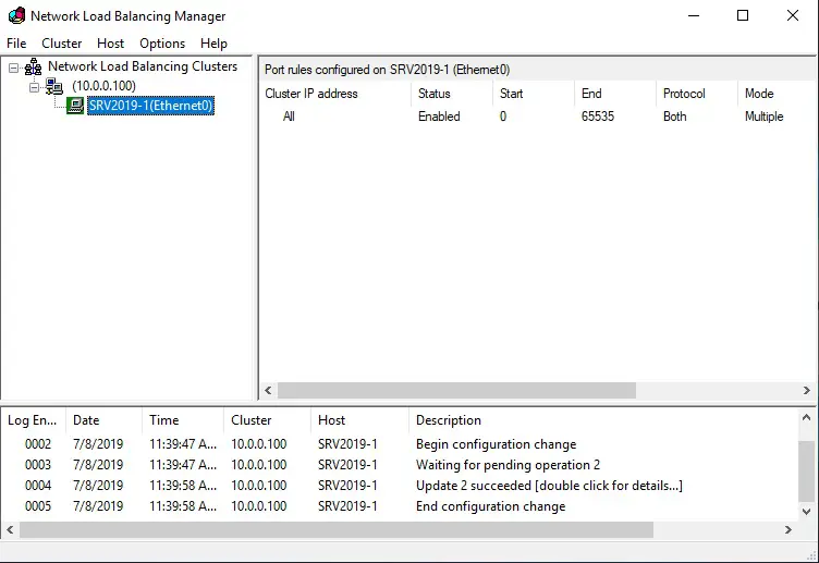 network load balancing manager