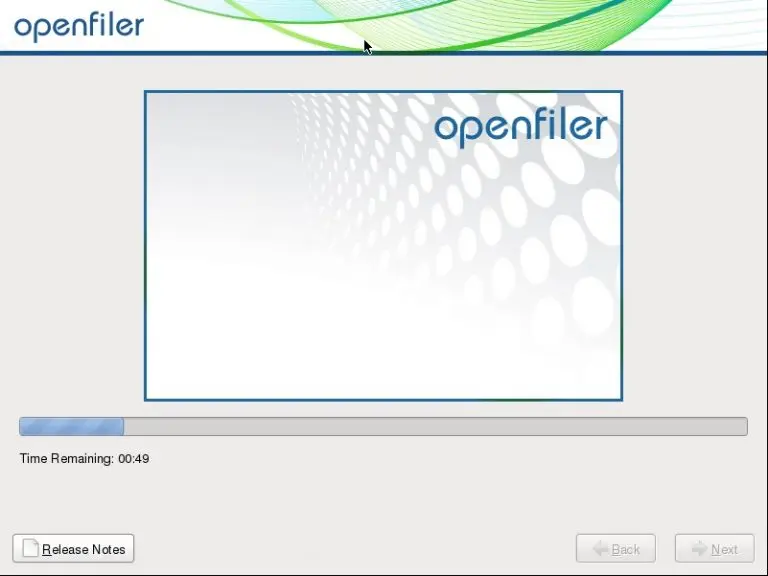 openfiler installation