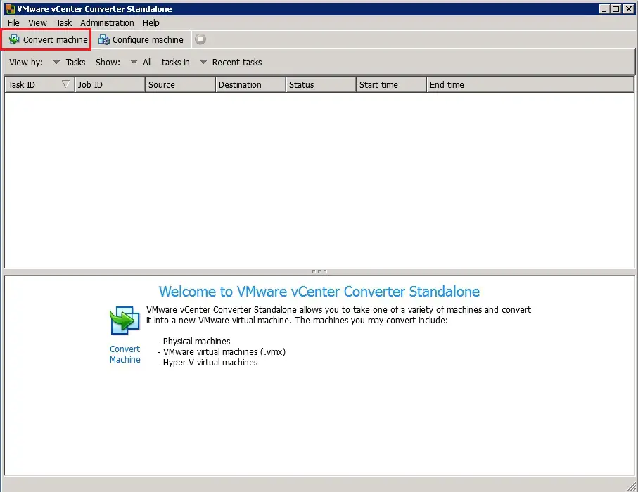 vmware vcenter converter standalone