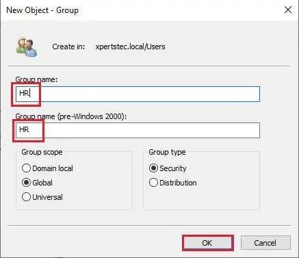 security group active directory