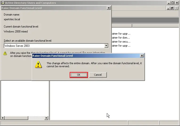 Migrate Active Directory Server 2003 To Server 2012 Xpertstec 8623