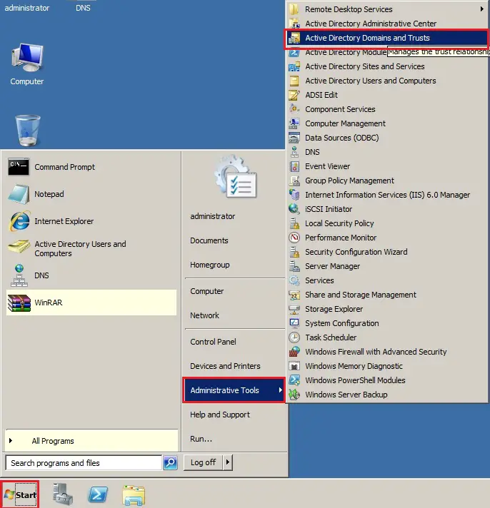 server 2008 administrator tools