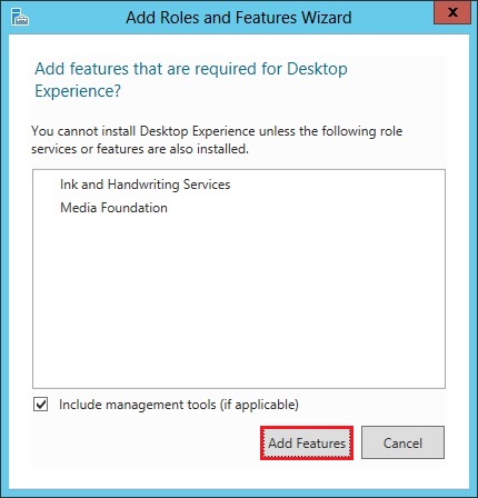 add features server 2012